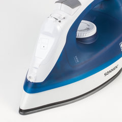 Утюг SONNEN SI-237A, 1800 Вт, антипригарное покрытие, синий/<wbr/>белый, 453504