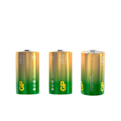 Батарейки КОМПЛЕКТ 2 шт., GP Ultra G-Tech, D (LR20, 13А), алкалиновые, блистер, 13AU-CR2