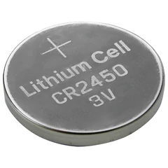 Батарейка литиевая GP Lithium CR2450 "таблетка, дисковая, кнопочная" 1 шт., блистер, CR2450-2C1