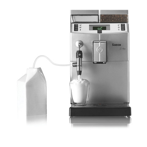 Кофемашина SAECO LIRIKA PLUS, 1850 Вт, объем 2,5 л, емкость для зерен 500 г, автокапучинатор, серебристая, 10004477