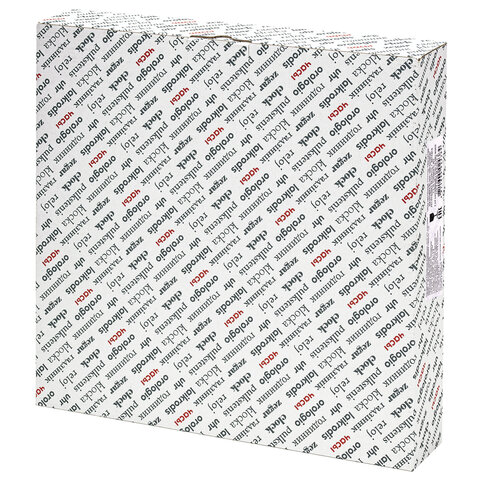 Часы настенные TROYKATIME (TROYKA) 77777733, круг, серые, серебристая рамка, 30,5х30,5х5 см