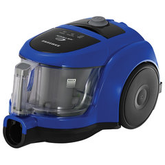 Пылесос SAMSUNG VCC4520S36/<wbr/>XEV, с контейнером, 1600 Вт, мощность всасывания 350 Вт, синий