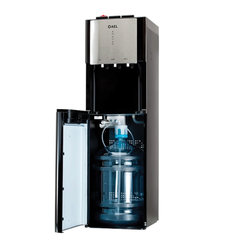 Кулер для воды AEL LD-AEL-811a, напольный, НАГРЕВ/<wbr/>ОХЛАЖДЕНИЕ ЭЛЕКТРОННОЕ, бутыль снизу, 3 крана, чёрный