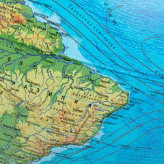 Глобус физический Globen &laquo;Классик&raquo;, 32 см, рельефный, К013200219