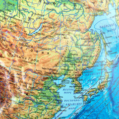 Глобус физический Globen &laquo;Классик&raquo;, 32 см, рельефный, К013200219