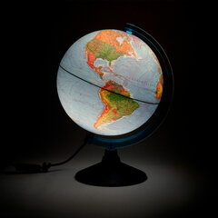 Глобус физический / политический GLOBEN &laquo;Классик Евро&raquo;, 25 см, с подсветкой, Ке012500191