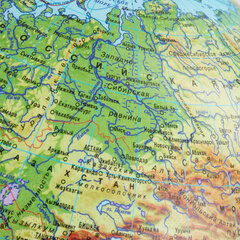 Глобус физический / политический GLOBEN &laquo;Классик Евро&raquo;, 25 см, с подсветкой, Ке012500191