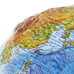 Глобус физический / политический GLOBEN &laquo;Классик Евро&raquo;, 25 см, рельефный, с подсветкой, Ке022500195