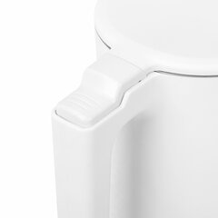 Чайник электрический с двойными стенками SONNEN KT-8719W, 1,5 л, 2200 Вт, белый, 454691