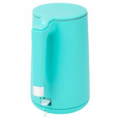 Чайник электрический с двойными стенками SONNEN KT-8719M, 1,5 л, 2200 Вт, мятный, 454694