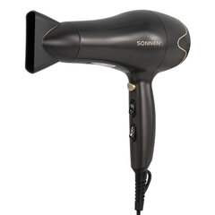 Фен для волос SONNEN HD-2281, 2200 Вт, турмалиновая ионизация, 3 температуры, холодный обдув, 454696