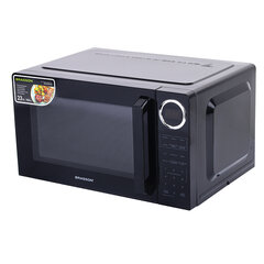 Микроволновая печь BRASSON (БРАССОН) MW2390D-6BL, 23 л, 900 Вт, сенсорное управление, дисплей, таймер, 6 АВТОПРОГРАММ, черная, 454980