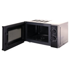 Микроволновая печь SONNEN MW2070BL-6M, 20 л, 700 Вт, таймер, механическое управление, кнопка, черная, 454984