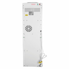 Кулер для воды SONNEN FSE-02H, напольный, НАГРЕВ/<wbr/>ОХЛАЖДЕНИЕ ЭЛЕКТРОННОЕ, 2 крана, белый, 454997