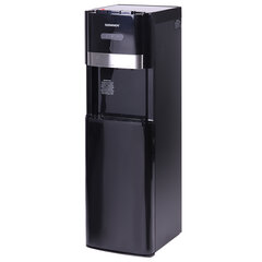 Кулер для воды SONNEN FSE-03B, напольный, нагрев/<wbr/>охлаждение, НИЖНЯЯ ЗАГРУЗКА, 3 крана, черный, 454998