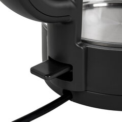 Чайник BRASSON (БРАССОН) KT-727, 1,7 л, 2200 Вт, стекло, графит, подсветка, 455190