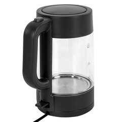 Чайник BRASSON (БРАССОН) KT-727, 1,7 л, 2200 Вт, стекло, графит, подсветка, 455190