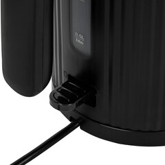 Чайник BRASSON (БРАССОН) KT-561, 1,7 л, 2200 Вт, пластик, подсветка, индикатор уровня воды, черный, 455191