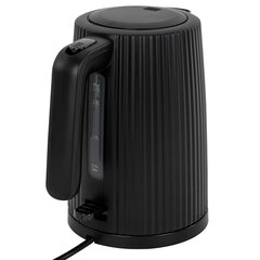 Чайник BRASSON (БРАССОН) KT-561, 1,7 л, 2200 Вт, пластик, подсветка, индикатор уровня воды, черный, 455191