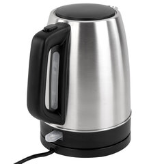 Чайник BRASSON (БРАССОН) KT-040, 1,7 л, 2200 Вт, индикатор уровня воды, сталь, черный, 455192