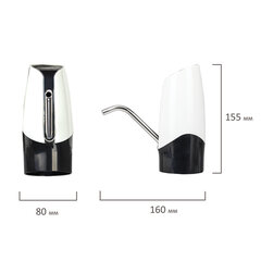 Помпа для воды электрическая SONNEN EWD152W, 1,5 л/<wbr/>мин, 2 РЕЖИМА, АККУМУЛЯТОР, АДАПТЕР, пластик, 455217