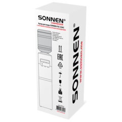 Кулер для воды SONNEN FSC-03AC, напольный, НАГРЕВ/<wbr/>ОХЛАЖДЕНИЕ КОМПРЕССОР, шкаф, 3 крана, белый, 455419