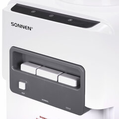 Кулер для воды SONNEN FSC-03AC, напольный, НАГРЕВ/<wbr/>ОХЛАЖДЕНИЕ КОМПРЕССОР, шкаф, 3 крана, белый, 455419