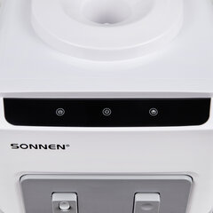 Кулер для воды SONNEN FSC-02AC, напольный, НАГРЕВ/<wbr/>ОХЛАЖДЕНИЕ КОМПРЕССОР, шкаф, 2 крана, белый, 455420