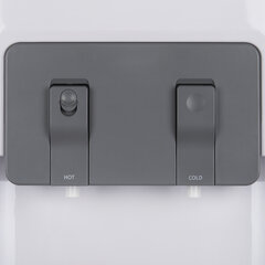 Кулер для воды SONNEN FSC-02AC, напольный, НАГРЕВ/<wbr/>ОХЛАЖДЕНИЕ КОМПРЕССОР, шкаф, 2 крана, белый, 455420