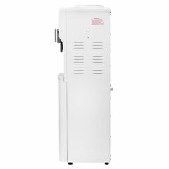 Кулер для воды SONNEN FSE-02A, напольный, НАГРЕВ/<wbr/>ОХЛАЖДЕНИЕ ЭЛЕКТРОННОЕ, 2 крана, белый, 455421
