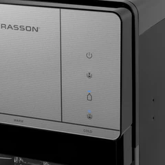 Кулер для воды BRASSON (БРАССОН) FSE-03BS, напольный, нагрев/<wbr/>охлаждение электронное, НИЖНЯЯ ЗАГРУЗКА, 3 крана, графитовый, 455423