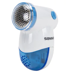 Машинка для удаления катышков миниклинер SONNEN FS-8809, белый/<wbr/>голубой, 455465