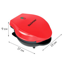 Электровафельница антипригарная для венских и бельгийских вафель, d12,5см, 550 Вт, DASWERK (ДАСВЕРК), WM-2, 455522