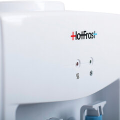 Кулер для воды HOTFROST V118E, напольный, НАГРЕВ/ОХЛАЖДЕНИЕ ЭЛЕКТРОННОЕ, 2 крана, белый