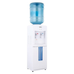 Кулер для воды HOTFROST V118E, напольный, НАГРЕВ/ОХЛАЖДЕНИЕ ЭЛЕКТРОННОЕ, 2 крана, белый