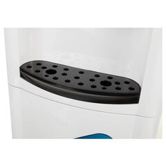 Водораздатчик-кулер БЕЗ НАГРЕВА И ОХЛАЖДЕНИЯ, AQUA WORK 0.7-LWR, напольный, шкаф, 2 крана, белый