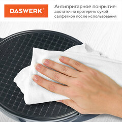 Электровафельница антипригарная для тонких вафель-трубочек и рожков, 1200 Вт, DASWERK (ДАСВЕРК), WM-10, 455656