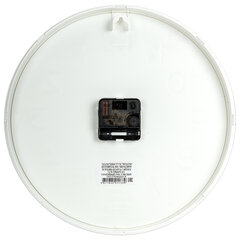Часы настенные TROYKATIME (TROYKA) 78771783, круг, белые, белая рамка, 30,5&times;30,5&times;3,5 см