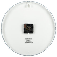 Часы настенные TROYKATIME (TROYKA) 77777710, круг, белые, серебристая рамка, 30,5&times;30,5&times;3,5 см