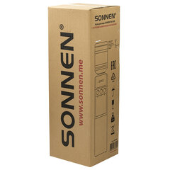 Кулер для воды SONNEN FSE-03Ri, напольный, НАГРЕВ/<wbr/>ОХЛАЖДЕНИЕ ЭЛЕКТРОННОЕ, 3 крана, шкаф, 455743