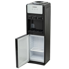 Кулер для воды SONNEN FSE-03Ri, напольный, НАГРЕВ/<wbr/>ОХЛАЖДЕНИЕ ЭЛЕКТРОННОЕ, 3 крана, шкаф, 455743