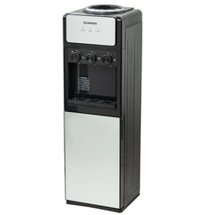 Кулер для воды SONNEN FSE-03Ri, напольный, НАГРЕВ/<wbr/>ОХЛАЖДЕНИЕ ЭЛЕКТРОННОЕ, 3 крана, шкаф, 455743