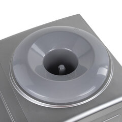 Кулер для воды SONNEN TSE-02GP, настольный, НАГРЕВ/<wbr/>ОХЛАЖДЕНИЕ ЭЛЕКТРОННОЕ, 2 крана, серебристый, 455745