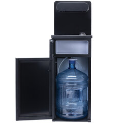 Кулер для воды с чайником SONNEN TBE-01 Tea Bar, напольный, ОХЛАЖДЕНИЕ ЭЛЕКТРОННОЕ, сенсорное управление, пульт ДУ, дисплей, шкафчик, 455749