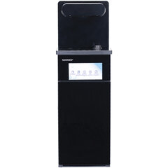 Кулер для воды с чайником SONNEN TBE-01 Tea Bar, напольный, ОХЛАЖДЕНИЕ ЭЛЕКТРОННОЕ, сенсорное управление, пульт ДУ, дисплей, шкафчик, 455749