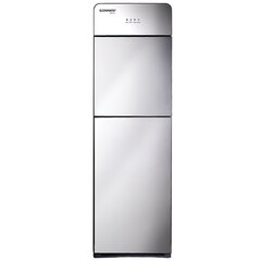 Кулер для воды SONNEN FSE-03G, напольный, нагрев/<wbr/>охлаждение электронное, НИЖНЯЯ ЗАГРУЗКА, 3 крана, зеркальный, 455753