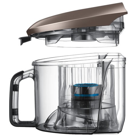 Пылесос SAMSUNG VC18M21N9VD с контейнером "циклон", 1800 Вт, мощность всасывания 380 Вт, черный/золото, VC18M21N9VD/EV