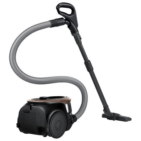 Пылесос SAMSUNG VC18M21N9VD с контейнером "циклон", 1800 Вт, мощность всасывания 380 Вт, черный/золото, VC18M21N9VD/EV