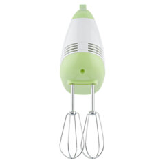 Миксер SCARLETT SC-HM40S15, 400 Вт, 5 скоростей, 2 венчика, 2 крюка для теста, белый/<wbr/>зеленый