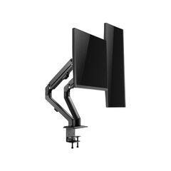 Кронштейн для двух мониторов настольный VESA 75&times;75, 100&times;100, 17"-27", до 14 кг, SONNEN MOTION, 455945